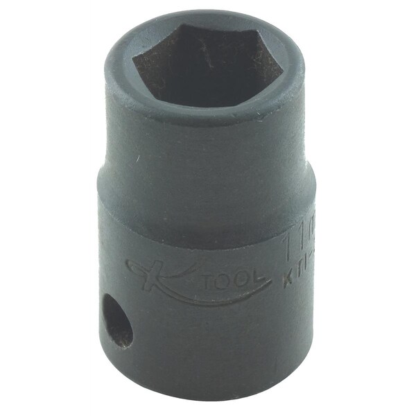 K-Tool International 3/8" Drive Impact Socket black oxide, Standard 6Pt, 3/8"Dr, 11mm KTI-37111 - main